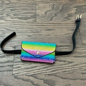 rhinestoned belt bag